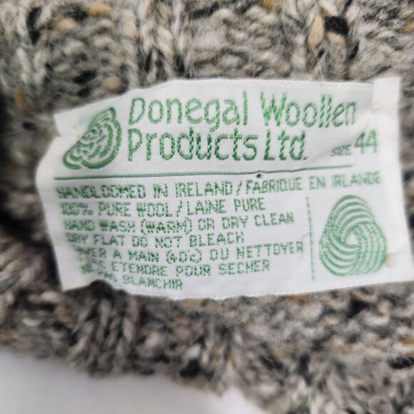 Donegal Button-down wool Cardigan Size 44 EU - Picture 7 of 9